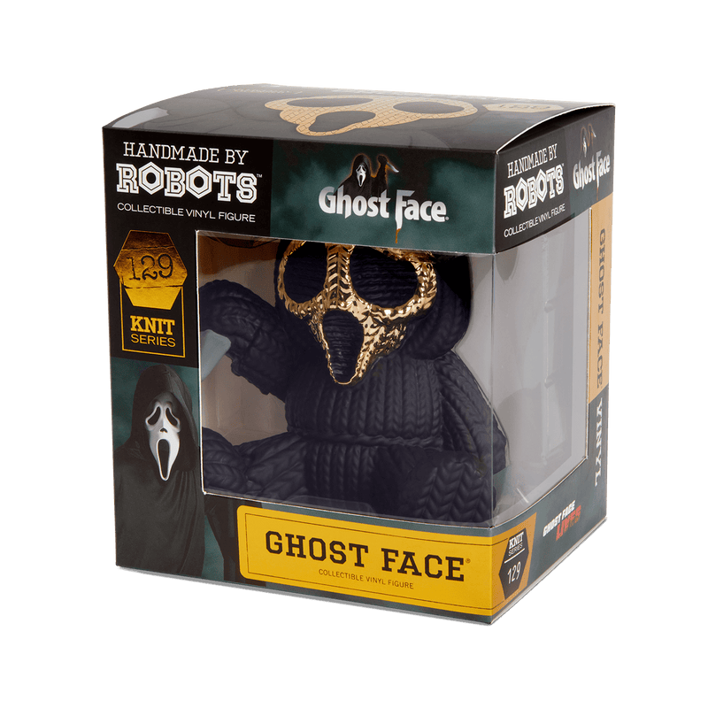 Ghost Face Electroplated Gold Mask