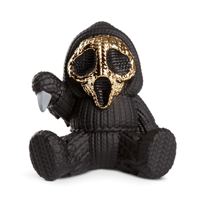 Ghost Face Electroplated Gold Mask
