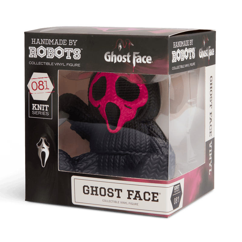 Fluorescent Pink Ghost Face